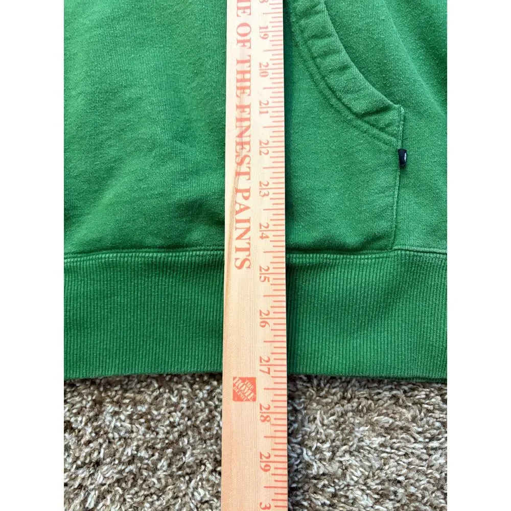 Undefeated 5 Strike Icon Logo Pullover Hoodie Mens Size Large Green